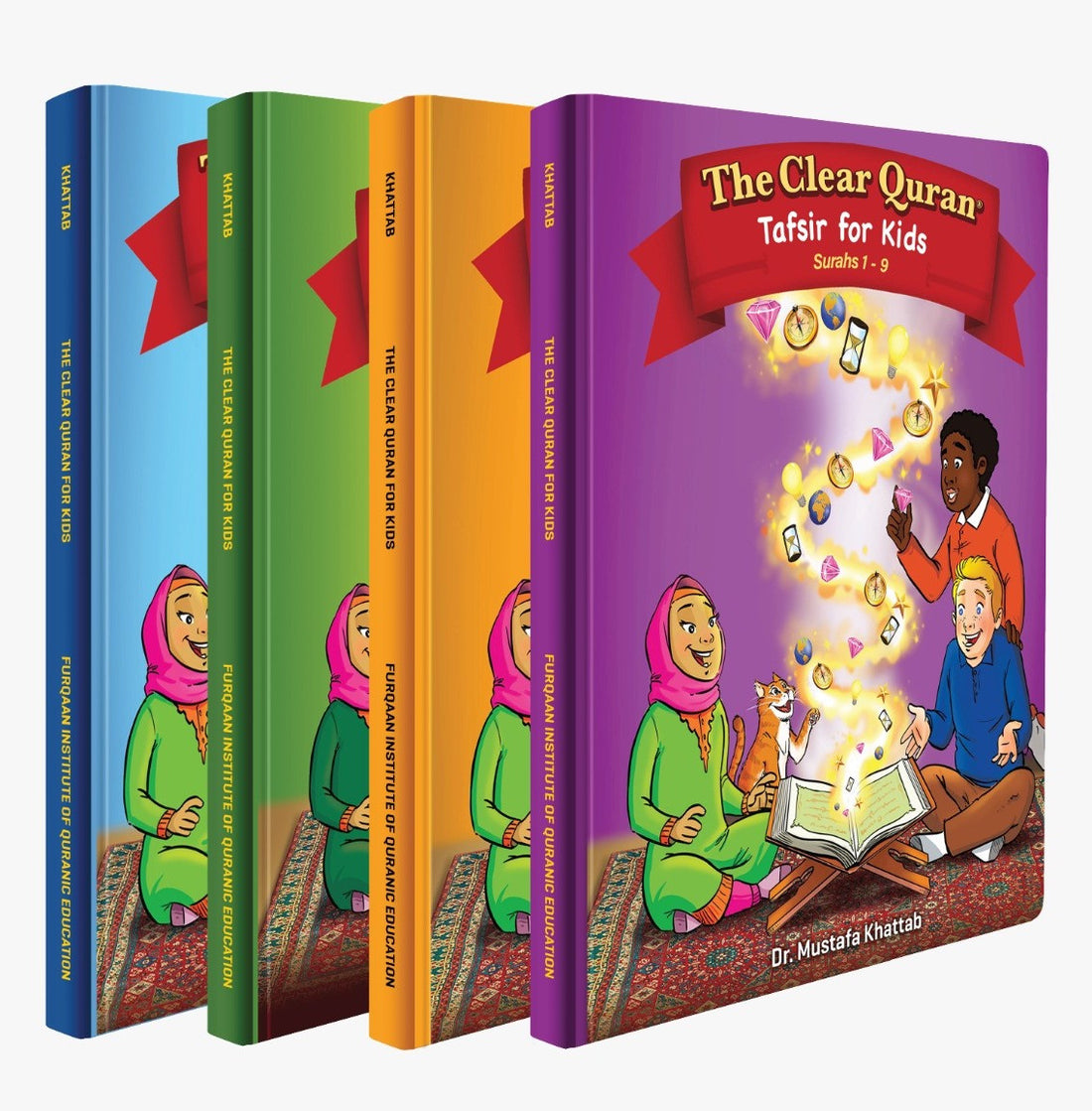 The Clear Quran Tafsir for Kids - Volume 1,2,3&4