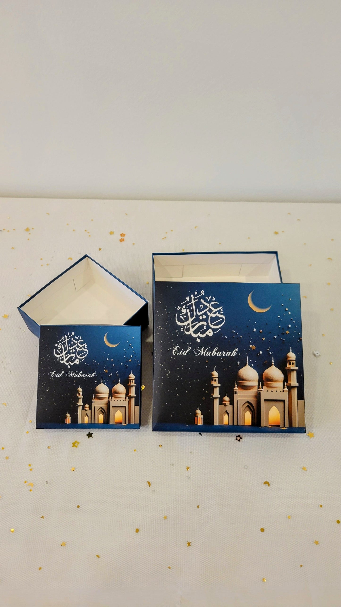 Eid Premium Gift Boxes – 2 Design Options (Moonlight & Stardust)