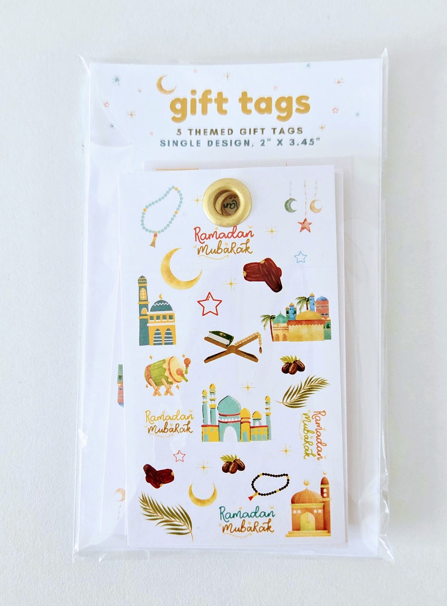 Pack of 5 Festive Gift Tags – 4 Unique Themes