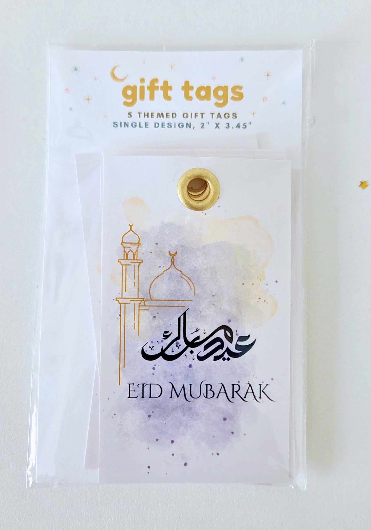 Pack of 5 Festive Gift Tags – 4 Unique Themes
