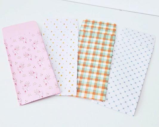 Money Envelopes – Set of 4 Unique Designs for Gifting