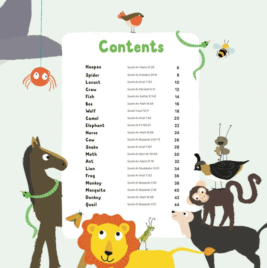 Animals in the Quran: Search and Find Book