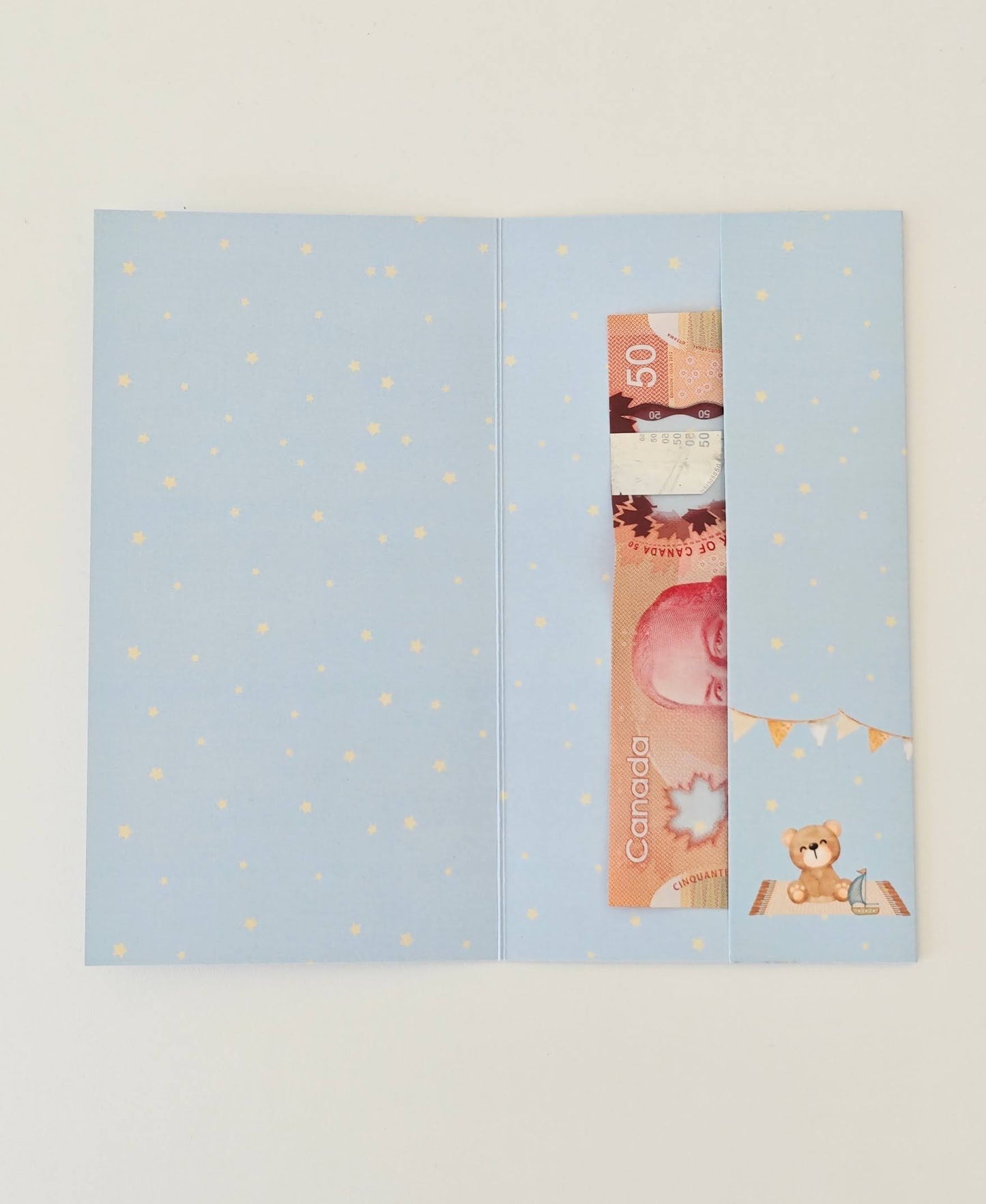 Baby Birth Money Card - Cash Gift Holder