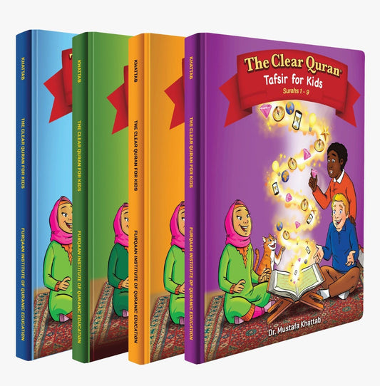 The Clear Quran Tafsir for Kids - Volume 1,2,3&4